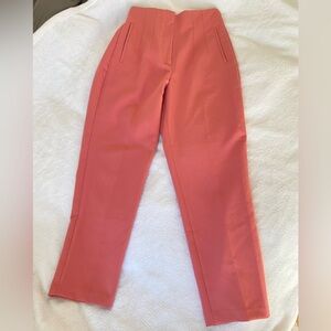 Zara high waisted pants pink size M